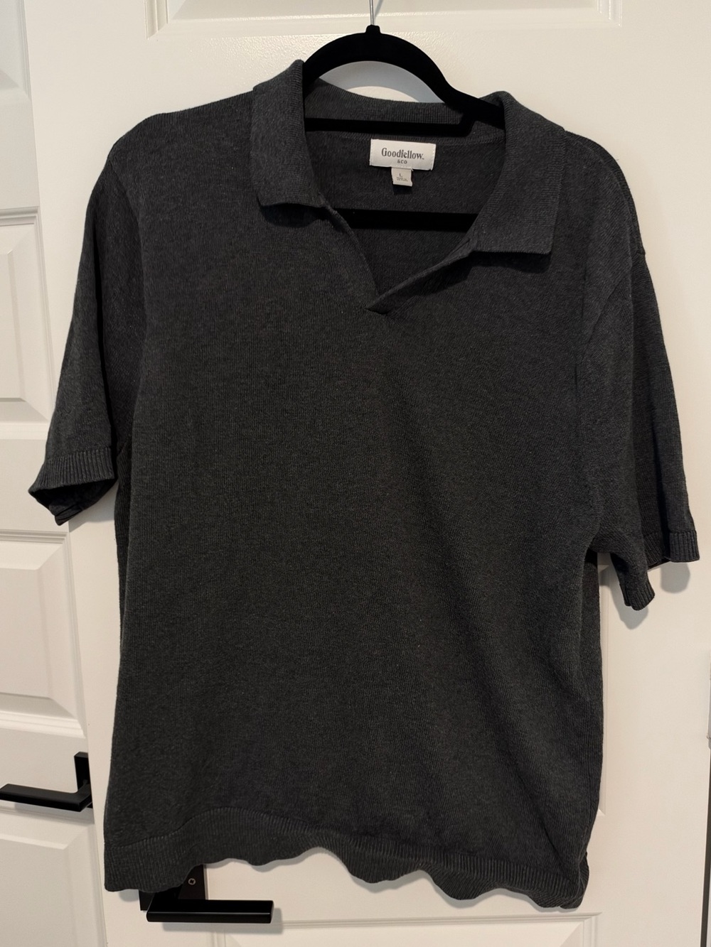 Goodfellow & Co Short Sleeve Polo Shirt in Gray